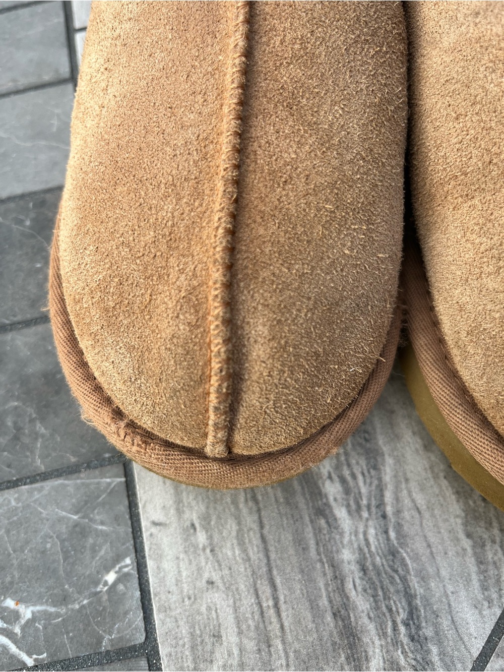 UGG Tasman 11 Suede Slip-On Clog Slippers - Picture 9 of 10